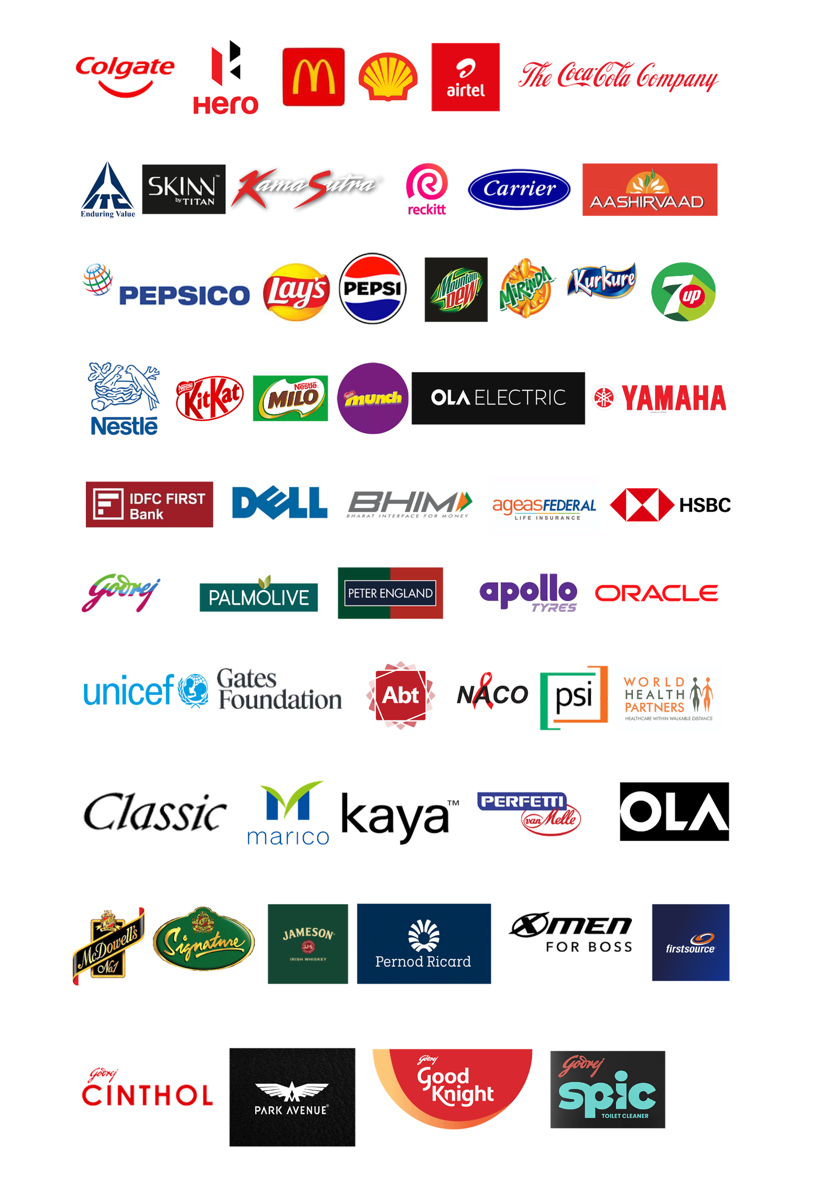 Contributed to brands and projects